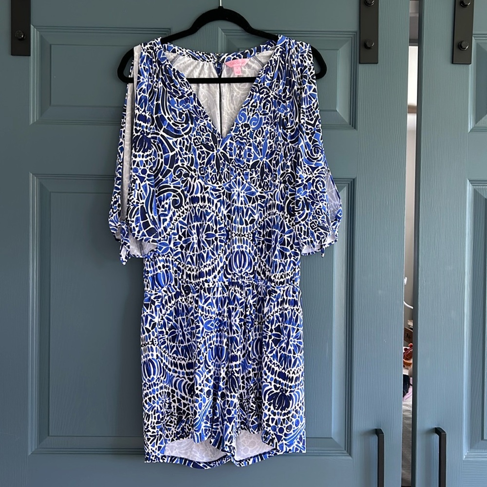 Lilly Pulitzer 3/4 sleeve romper